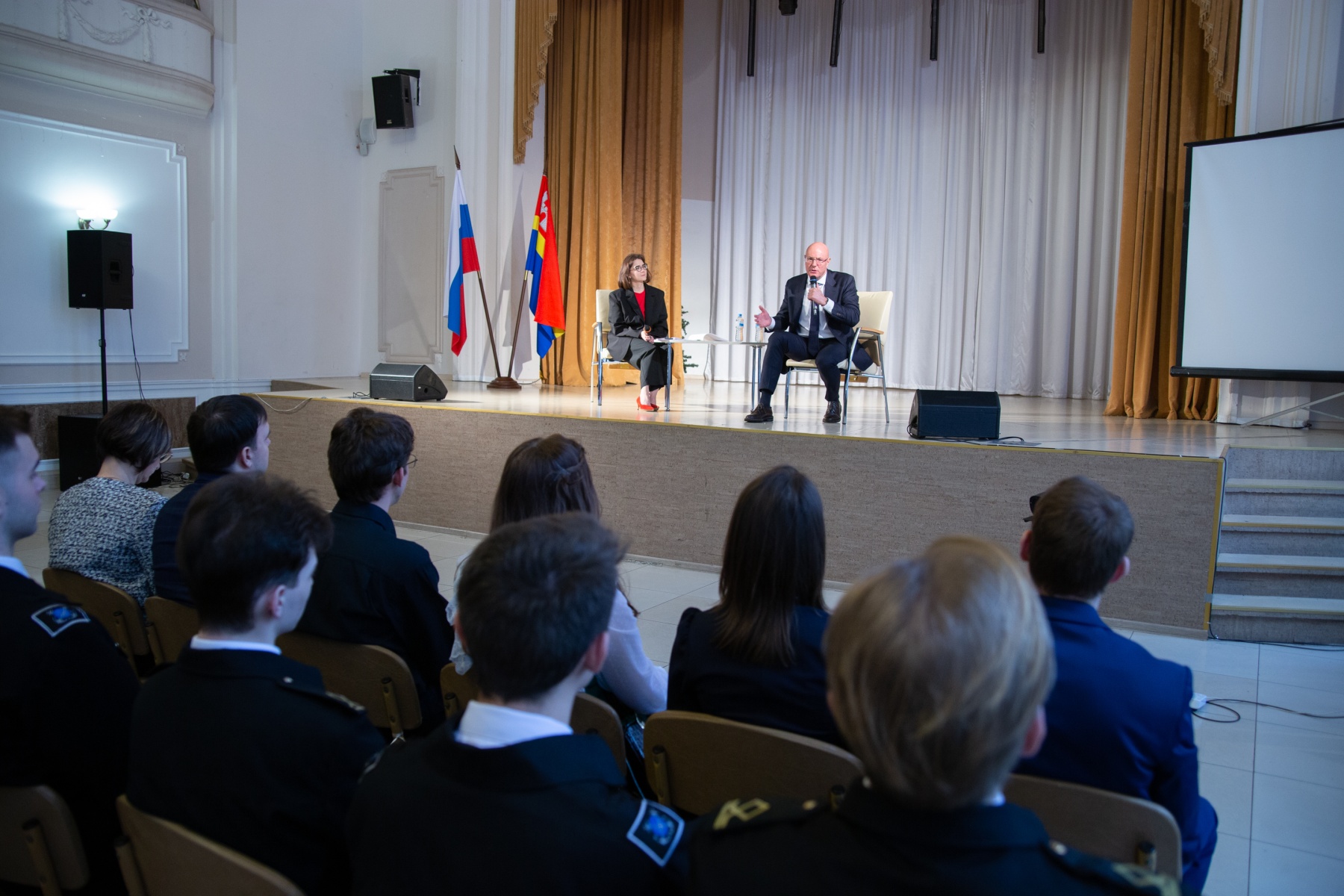 Deputy Chairman of the Government of the Russian Federation meets students at KSTU
